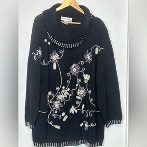 Charcoal Turtleneck Sweater